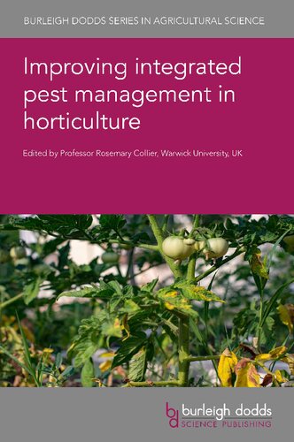 Improving Integrated Pest Management In Horticulture Rosemary Collier