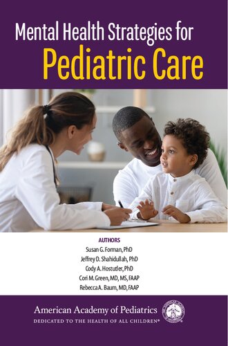 Mental Health Strategies For Pediatric Care 1st Edition Susan G Forman