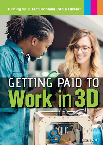 Getting Paid To Work In 3d 1st Edition Don Rauf