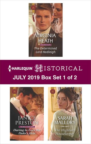 Harlequin Historical July 2019 Box Set 1 Of 2 Virginia Heath Janice Preston Sarah Mallory