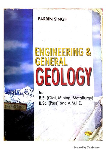 Engineering General Geology Parbin Singh