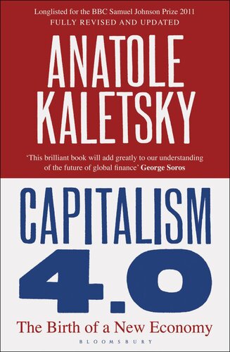 Capitalism 40 The Birth Of A New Economy Anatole Kaletsky