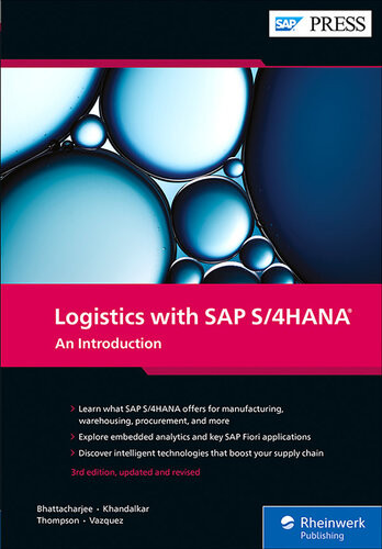 Logistics With Sap S4hana An Introduction 3rd Edition Deb Bhattacharjee