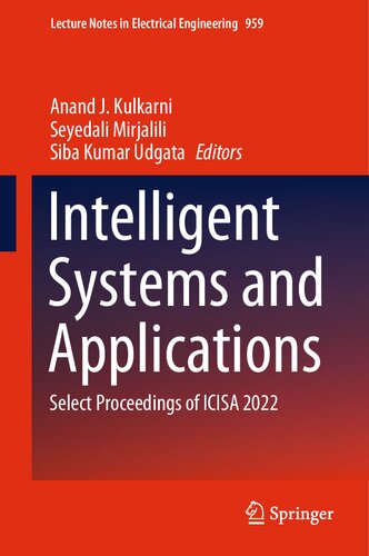 Intelligent Systems And Applications Select Proceedings Of Icisa 2022 Anand J Kulkarni