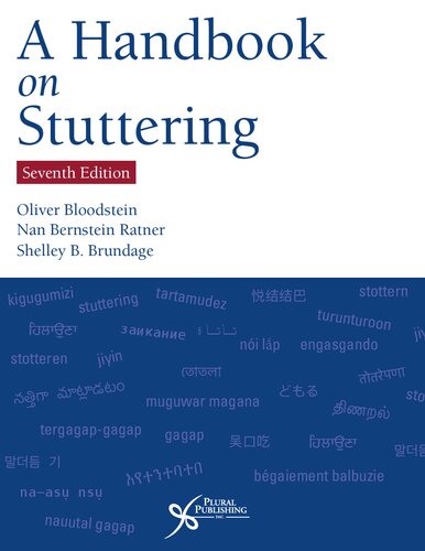 A Handbook On Stuttering 7th Edition Oliver Bloodstein Nan Bernstein Ratner