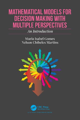 Mathematical Models For Decision Making With Multiple Perspectives Maria Isabel Gomes