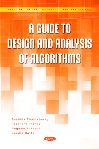 A Guide To Design And Analysis Of Algorithms Soubhik Chakraborty