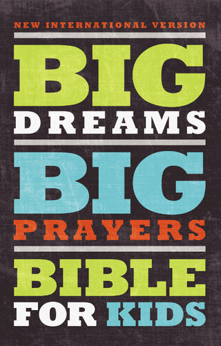 Big Dreams Big Prayers Bible For Kids Niv Conversations With God Zondervan