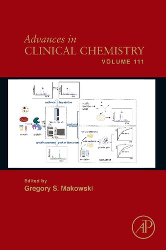 Advances In Clinical Chemistry Volume 111 Gregory S Makowski