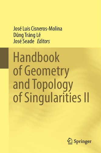 Handbook Of Geometry And Topology Of Singularities Ii 1st Edition Jos Luis Cisneros Molina