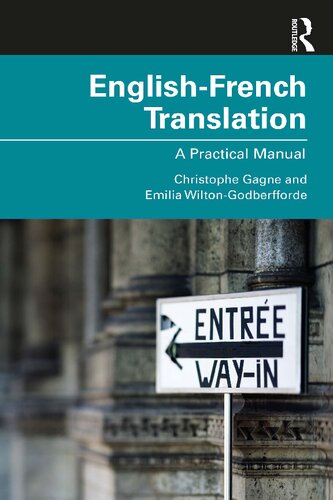 Englishfrench Translation A Practical Manual Christophe Gagne