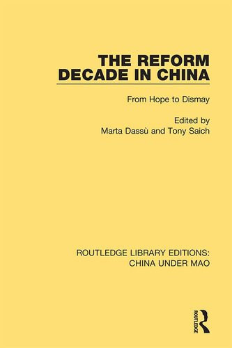 The Reform Decade In China From Hope To Dismay Marta Dass