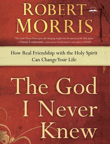 The God I Never Knew How Real Friendship With The Holy Spirit Can Change Your Life Robert Morris