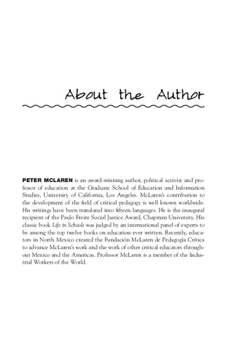Rage And Hope Interviews With Peter Mclaren On War Imperialism And Critical Pedagogy Peter Mclaren