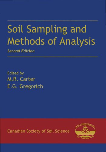 Soil Sampling And Methods Of Analysis 2nd Edition Mr Carter