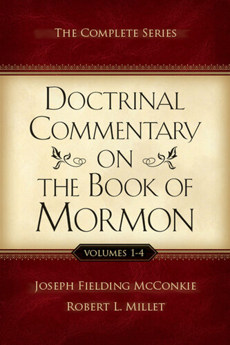 Doctrinal Commentary On The Book Of Mormon The Complete Series Robert L Millet Joseph Fielding Mcconkie