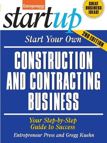 Start Your Own Construction And Contracting Business Entrepreneur Press Gregg Kuehn