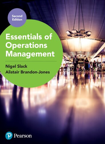 Essentials Of Operations Management 2nd Edition Nigel Slack Alistair Brandonjones
