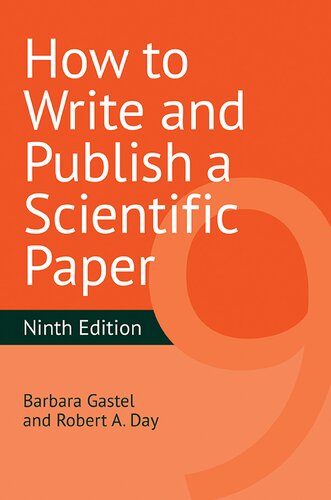 How To Write And Publish A Scientific Paper 9th Edition Barbara Gastel