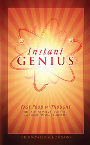 Instant Genius Fast Food For Thought Bathroom Readers Institute