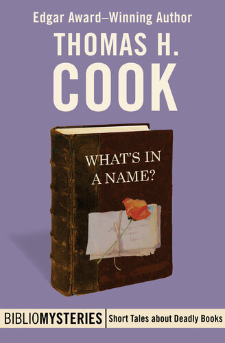 Whats In A Name Thomas H Cook