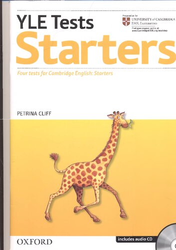 Cambridge Young Learners English Tests Starters Petrina Cliff