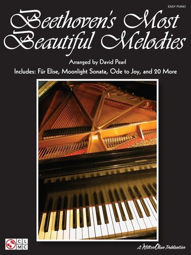 Beethovens Most Beautiful Melodies Songbook Ludwig Van Beethoven