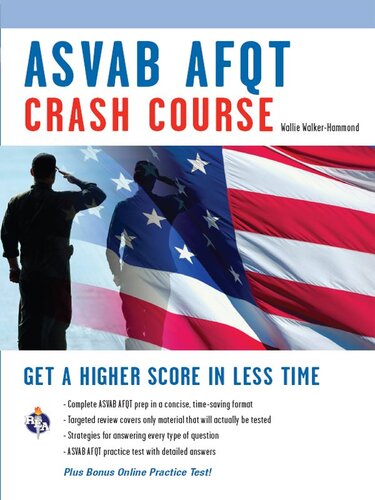 Asvab Afqt Crash Course Book Online Wallie Walkerhammond