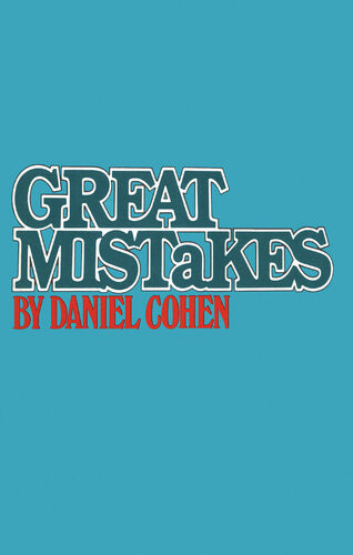 Great Mistakes Daniel Cohen