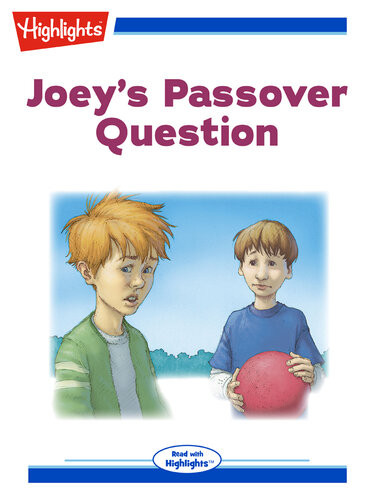 Joeys Passover Question Beryl Lieff Benderly
