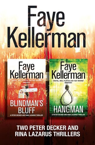 Peter Decker 2book Thriller Collection Blindmans Bluff Hangman Dgo Faye Kellerman