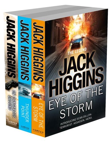 Sean Dillon 3book Collection 1 Eye Of The Storm Thunder Point On Dangerous Ground Jack Higgins