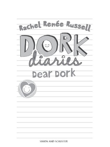 Dork Diaries Dear Dork Rachel Renee Russell