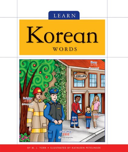 Learn Korean Words M J York