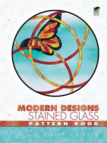 Modern Designs Stained Glass Pattern Book Anna Croyle