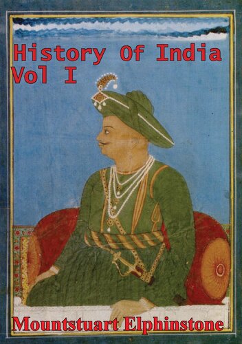 History Of India Volume I Mountstuart Elphinstone
