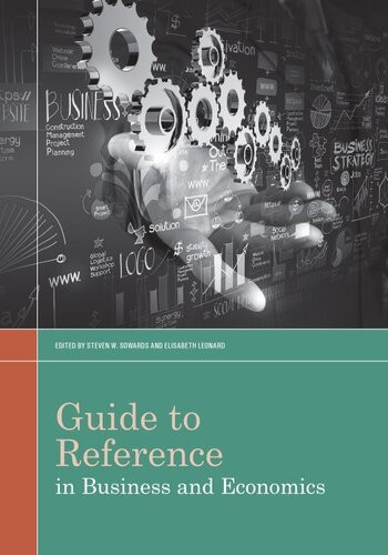 Guide To Reference In Business And Economics Steven W Sowards