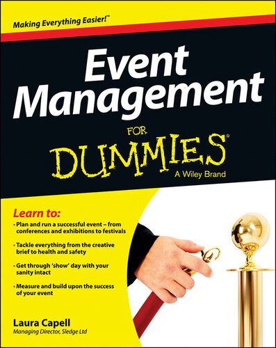 Event Management For Dummies Laura Capell
