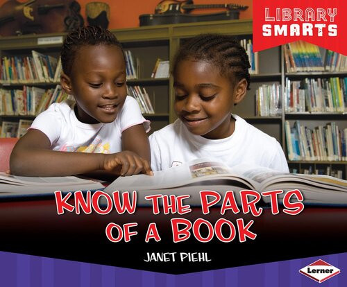 Know The Parts Of A Book Readalong Ebook Janet Piehl