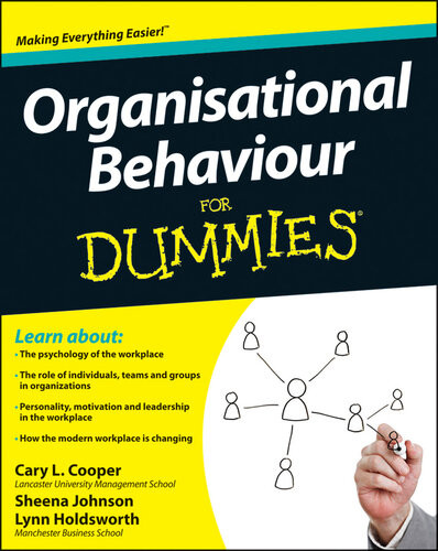 Organisational Behaviour For Dummies Cary Cooper Sheena Johnson Lynn Holdsworth