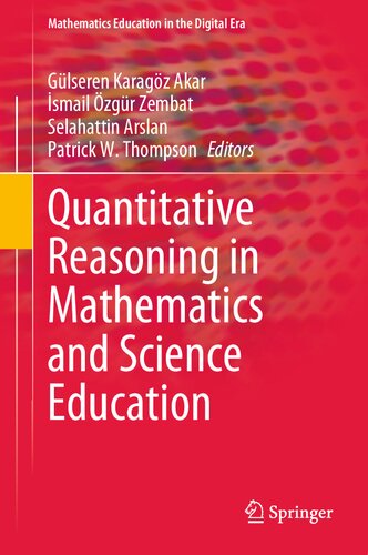 Quantitative Reasoning In Mathematics And Science Education Glseren Karagz Akar