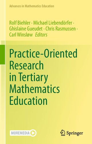 Practiceoriented Research In Tertiary Mathematics Education Rolf Biehler