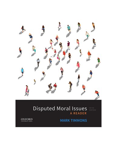 Disputed Moral Issues 5th Edition Mark Timmons
