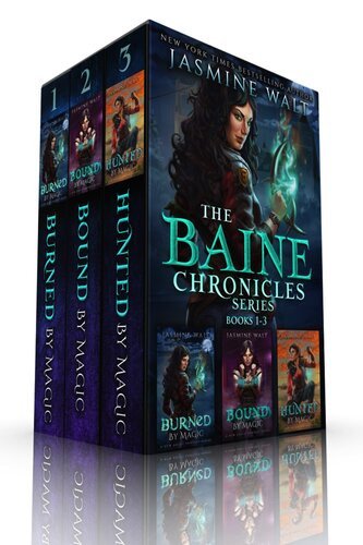 The Baine Chronicles Series Books 13 Burned By Magic Bound By Magic Hunted By Magic Jasmine Walt