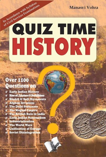 Quiz Time History 1st Edition Manasvi Vohra