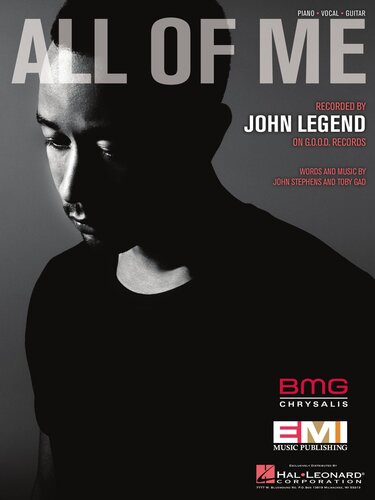 All Of Me Sheet Music John Legend
