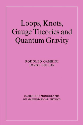 Loops Knots Gauge Theories And Quantum Gravity Rodolfo Gambini