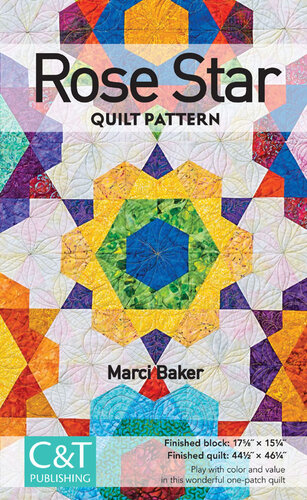 Rose Star Quilt Pattern Marci Baker