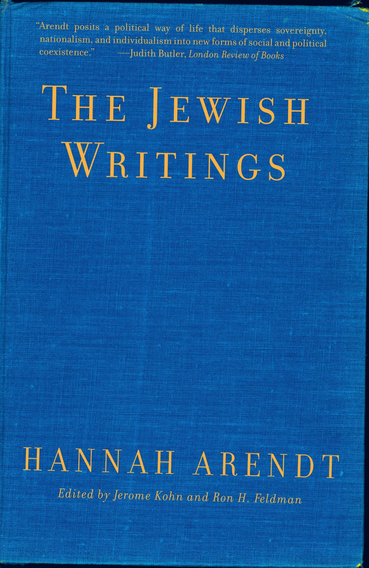 The Jewish Writings Reprint Hannah Arendt