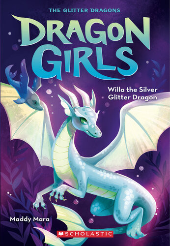 Willa The Silver Glitter Dragon Maddy Mara
